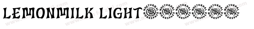 LEMONMILK Light字体转换
